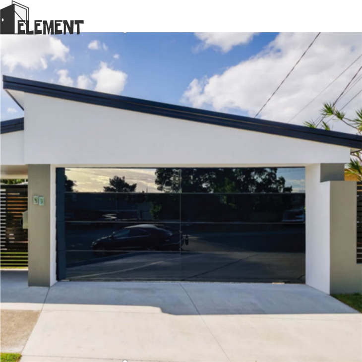 Frameless Mirror Garage Door