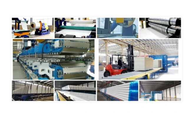 Production Lines of pu panel Production Lines of pu panel